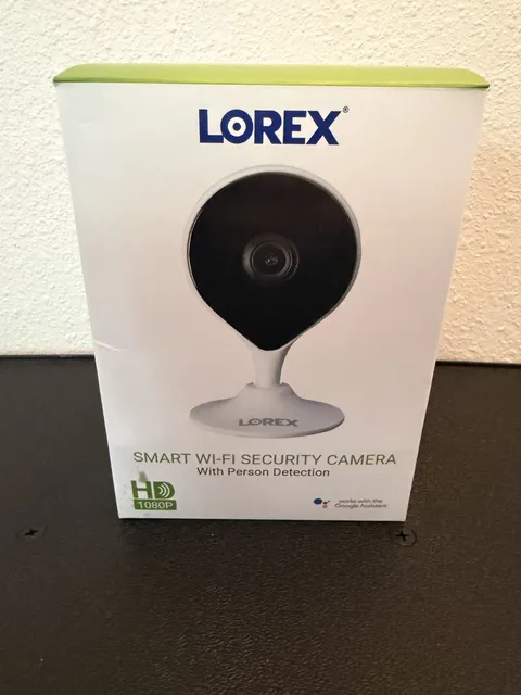 Open Box Lorex 1080P Smart Indoor Wifi Camera w/ Person Detection