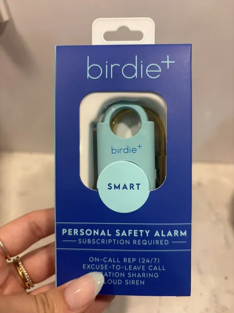 She's Birdie Personal Safety Alarm w/ Loud Siren Location Sharing Aqua