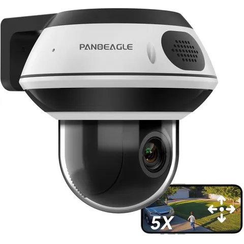 4K 8MP Dome PTZ Camera Outdoor, 2.7~13.5mm Motorized Lens with 5X Optical Zoo...