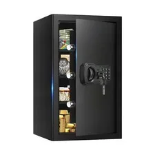5.1 Cuft Large Safes for Home, Security Digital Fire Safe Box with Programmab...