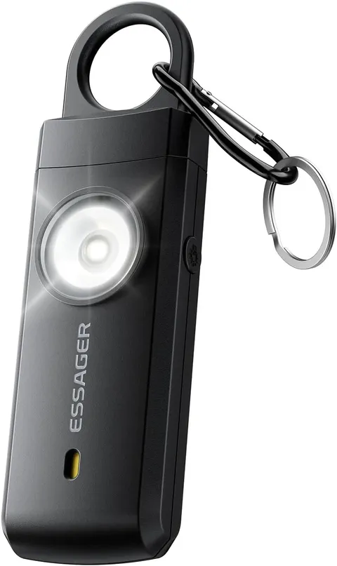 ESSAGER Personal Safety Alarm for Women, 130 dB Self Defense Siren, Rechargeable