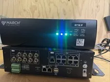 March Networks 8716 P Hybrid Network Video Recorder Lot Of 2 One Not Working