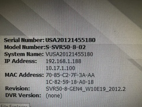 3XLOGIC V250-8-BASE NVR video management. No software. No license. 