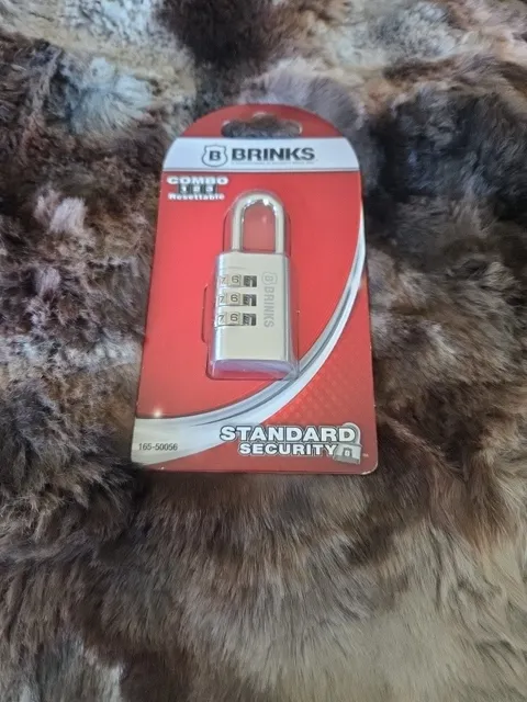 Brink's COMBO 3-DIAL COMBINATION RESETTABLE PADLOCK 30mm STANDARD SECURITY HQ G7