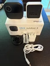 Blink Video Doorbell with 1 Outdoor 4 Smart Camera and Sync Module Core Bundle