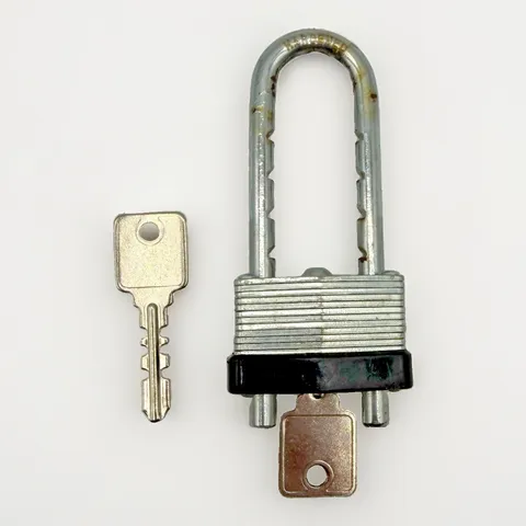 Heavy Duty Adjustable Padlock Hardened Steel Security Lock with 2 Keys Gate Shed
