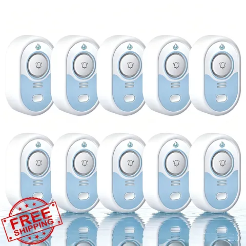 VETOUCH Water Leak Detector Alarm 10 Pack