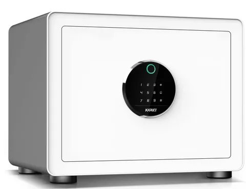 KAPUCI Modern Minimalism Design Biometric Fingerprint Touch Screen Safe, 1.28 Cu
