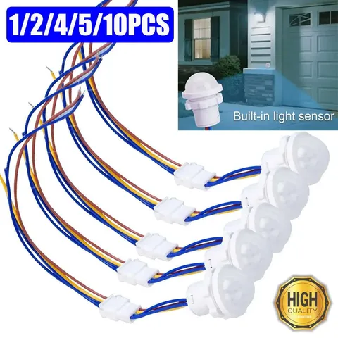 LOT PIR Infrared Motion Sensor Detector 110V Smart Switch Light Lamp Switch Auto