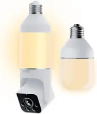 Bundle of  Bulb Cam Security Camera and Accessory, 2K HD Security Cameras