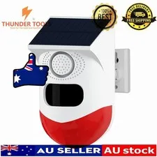 Thunder Tools Wireless RF433 Outdoor Solar Light Annunciator Infrared