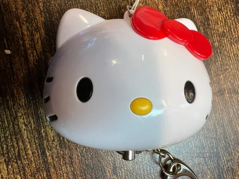 Hello Kitty Personal Safety Alarm & Keychain, Flashing Light /130 dB Siren