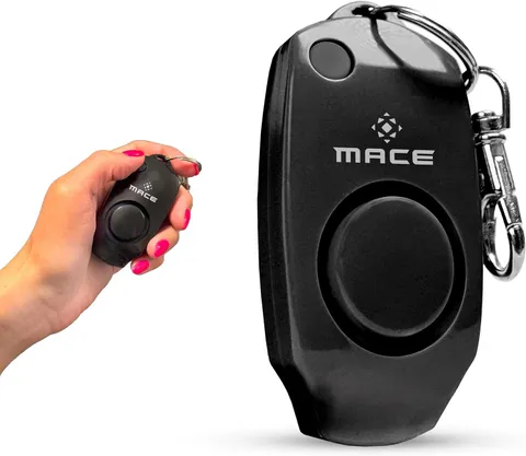 Mace Personal Safety Alarm 130db Siren Emergency Whistle Black