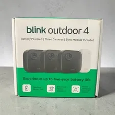 Blink Outdoor 4 Battery Powered 3-Camera Security System