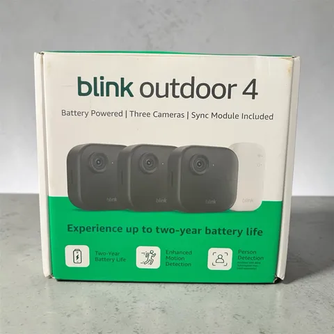 Blink Outdoor 4 Battery Powered 3-Camera Security System