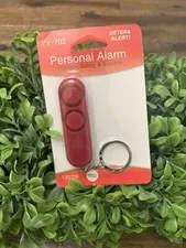 Personal Alarm Self Defense Keychain Security System 120dB Batteries Included