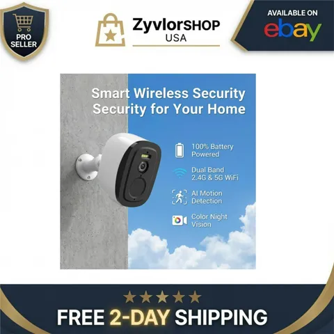 Raycom C364 Wireless Security Camera 2K Outdoor AI Motion Detection