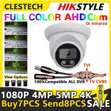 8MP 4K CCTV Dome AHD Camera Indoor 5MP 4MP 1080P Warming Full Color/ Infrared 4I