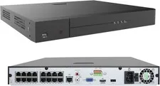 16 Channel 4K PoE Network Video Recorder NVR, 16 Port H.265 NVR Support