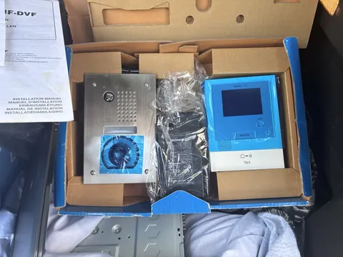 Aiphone JFS-1AD Video Door Station Intercom Kit w/ Monitor, Power Supply, Manual