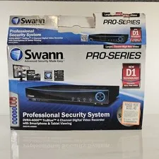 Swann Pro-Series DVR4-4000H 4 Channel CCTV DVR 500GB HDD Remote Tested
