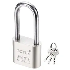84 x 40 mm Heavy Duty Lock Alloy Steel High Security Padlock with 3 Keys