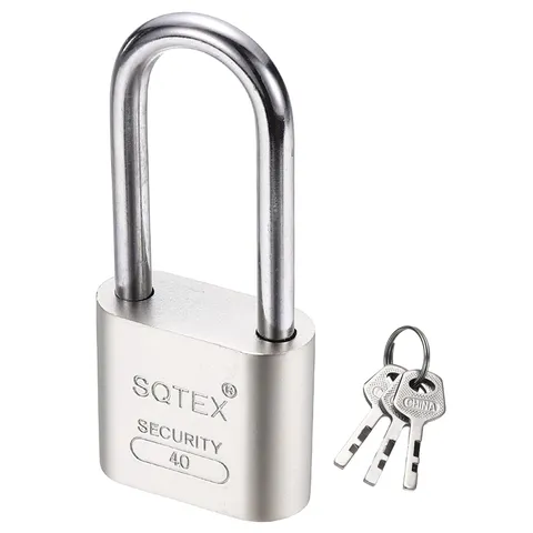 84 x 40 mm Heavy Duty Lock Alloy Steel High Security Padlock with 3 Keys