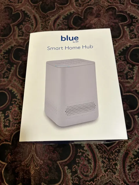 Blue ADT Smart Home Hub  White S40LR0-01 Security Wi-Fi Battery  Pearl Gray