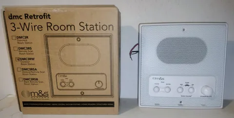 M&S DMC3RW 3 Wire Room Station White 