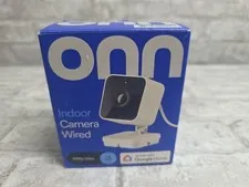 onn Indoor Camera Wired 1080p HDR Google Home Video History