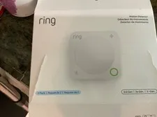 Ring 4SP1SZ-0EN0 Motion Detector Alarm - White new box ripped