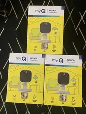 myQ Indoor Camera Gen 2 2K Wi-Fi Indoor Security Camera 3-Pack Night Vision