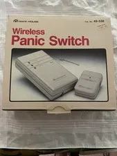 Vintage Safe House Radio Shack Wireless Panic Switch 49-536 New Old Stock Open