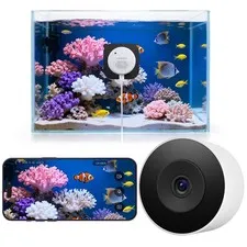 litokam F1.0 Aperture Fish Tank & Reptile Pet Camera.2K 3MP Anti-Glare Aquari...