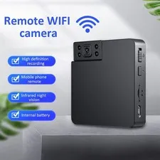 HD 1080P WiFi Mini Camera 180° Rotatable Wireless Camcorder IR Night Vision DVR