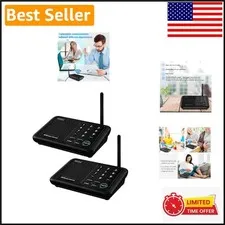 Wireless Intercom System for Home & Office - 1 Mile Range, 10 Channels, 2 Pack