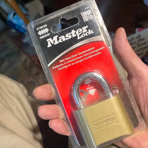 Master Lock 175D Set-your-own Combo Lock 1in Shackle Master 175D