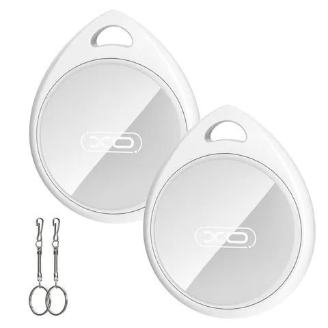 2 Pack Bluetooth Tracker Pair with A-pple Find My(i-OS Only) Intelligent Find...