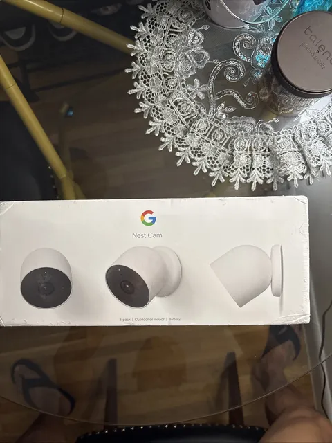 3 Pack Google Nest Cam Battery Outdoor Or Indoor Wireless Security Camera New