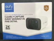 Eufy C210 Wireless Outdoor Security SoloCam 2K Smart - White