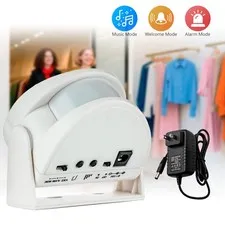 PIR Infrared Motion Alert Bell Wireless Shop Customer Arrival Home Safety Alarm