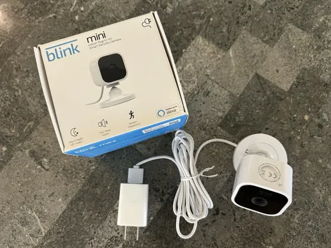 Blink Mini 1080p Indoor Wi-Fi Camera Alexa Night Vision Motion 2-Way Audio