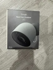 Google Nest Cam Outdoor Wired 2nd Gen Security Camera 2K Night Vision Hazel