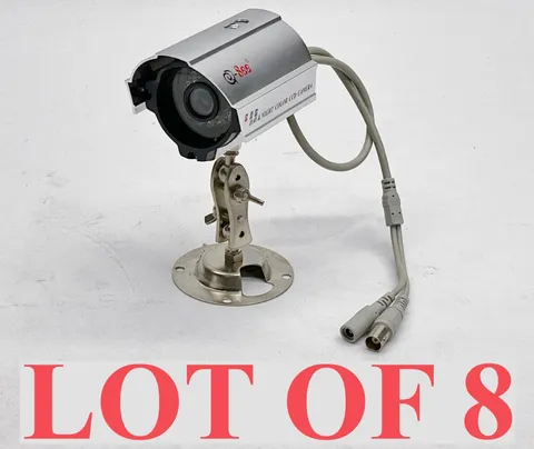Q-See QD28414 QD28414W Weatherproof Day and Night Color CCD Camera LOT 8