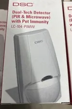 DSC Dual Tech PIR And Microwave Motion Detector LC-104-PIMW New!!