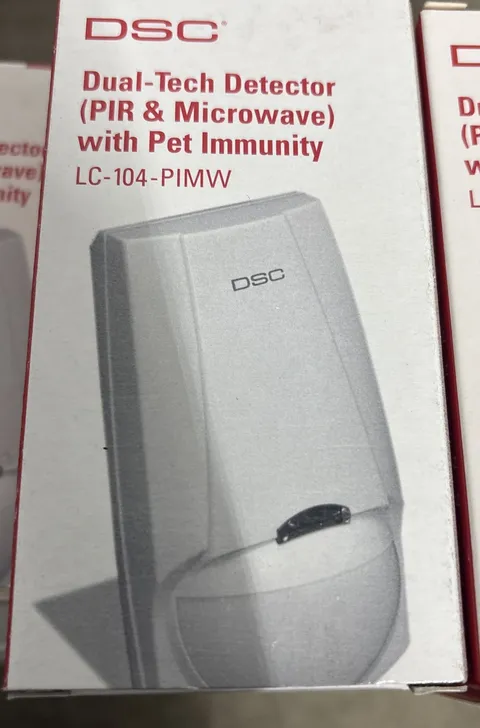 DSC Dual Tech PIR And Microwave Motion Detector LC-104-PIMW New!!