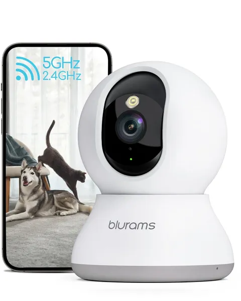 blurams Pet Camera 2K, Dog Camera with Phone App, 360° PTZ Indoor Cameras for...