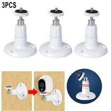 3x Security Adjustable Indoor Outdoor Camera Bracket Wall Camera Mount Holder