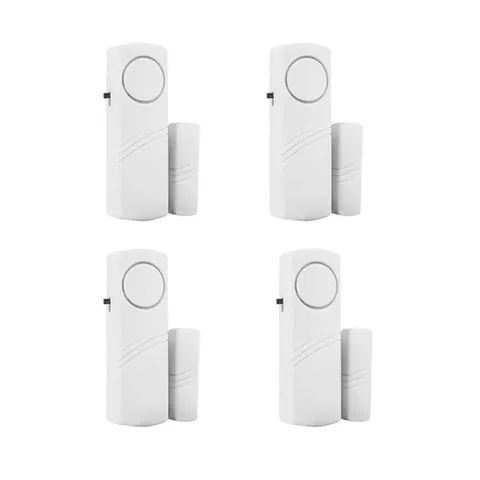 4 Home Safety Burglar Alarm Wireless System Security Device Door Window Sensor