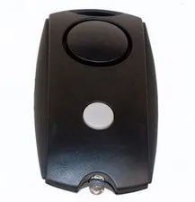 Mini Personal Safety Alarm with Keychain, LED flashlight, and Belt Clip